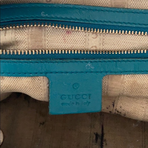 GUCCI TURQUOISE BAG - Picture 5 of 6
